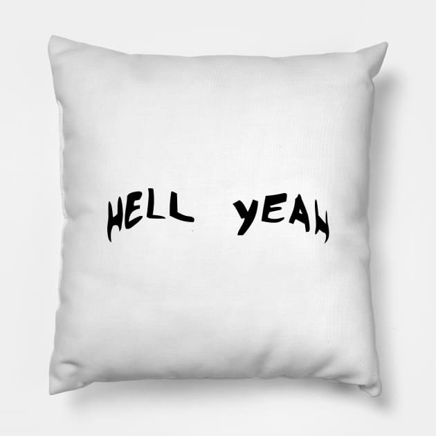 Jenna Marbles Hell Yeah Eyebrows Pillow by brendalee