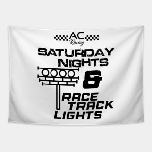 Saturday Night Lights (Black) Tapestry