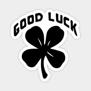 Good Luck 4 Leaf Clover Magnet