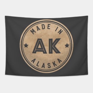 Made In Alaska AK State USA Tapestry