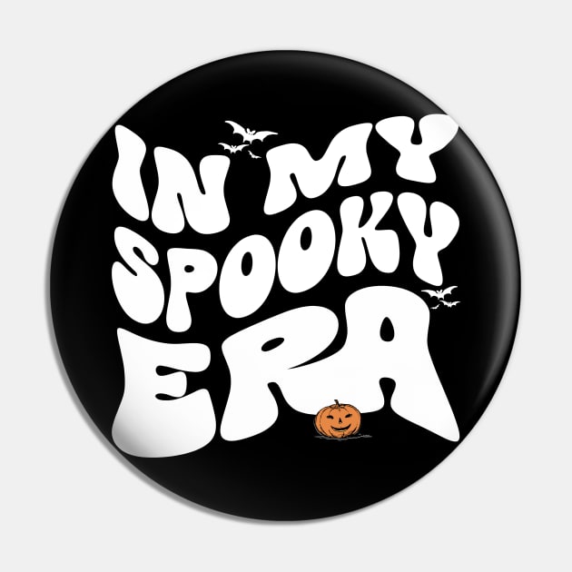 In my Spooky ERA -white Pin by PrintSoulDesigns