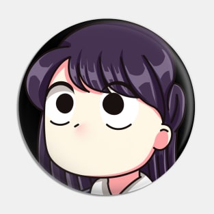 Komi Can't Communicate - intrigued Pin