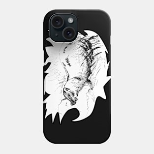 Taxidea taxus 14/11/23 - vintage and nature inspired art and designs Phone Case