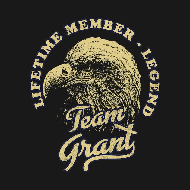 Grant Name - Lifetime Member Legend - Eagle by Stacy Peters Art