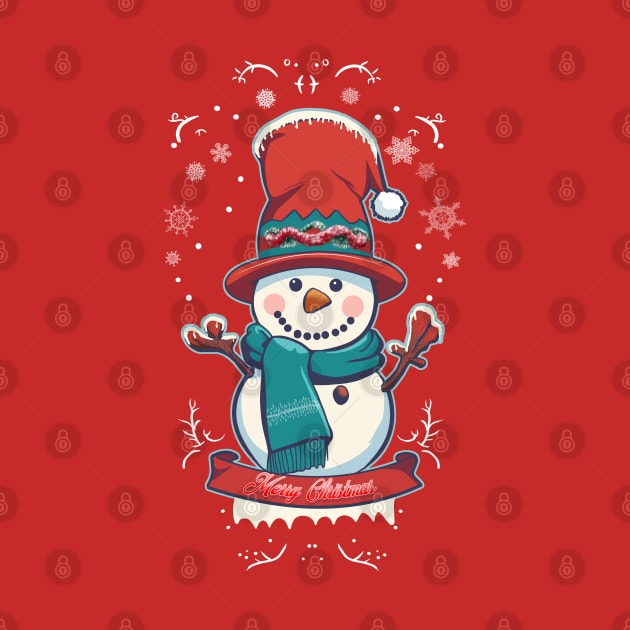 Vintage Snowman by Elijah101