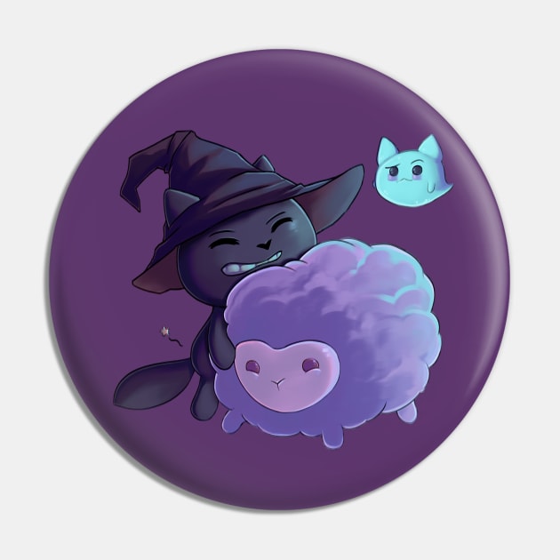 Heavy Sheep Pin by bittentoast