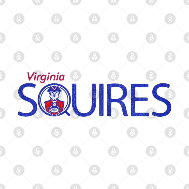 Classic Virginia Squires ABA Basketball by LocalZonly