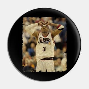 Allen Iverson in Philadelphia 76ers Pin