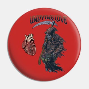 Grim Reaper Undying love Pin