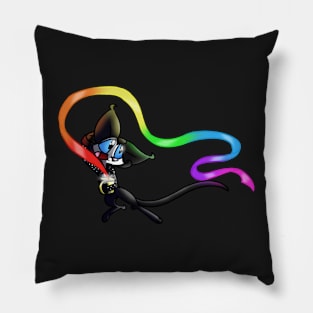 magical magician cat Pillow