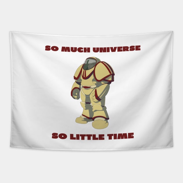 So much universe so little time Tapestry by IOANNISSKEVAS