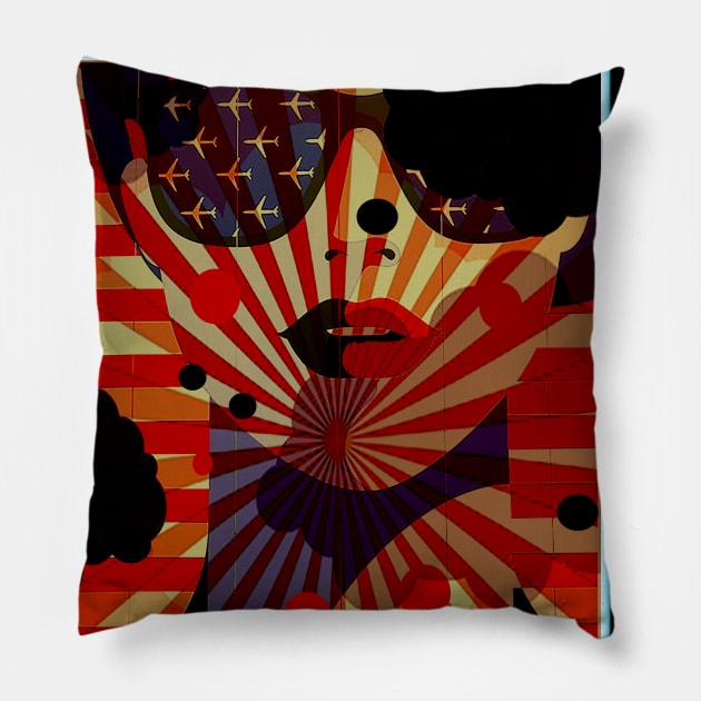 pop art Pillow by mojo53