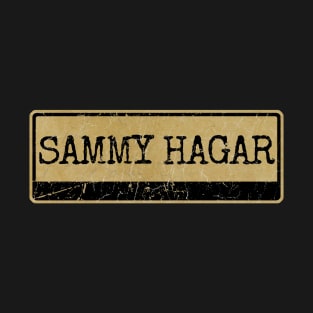 Aliska, text black retro - Sammy Hagar T-Shirt