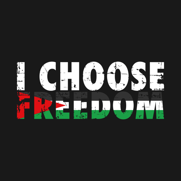 I Choose Freedom Over Slavery Just Like Palestinian Did by mangobanana