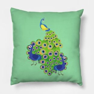 Beautiful Peacock Pillow