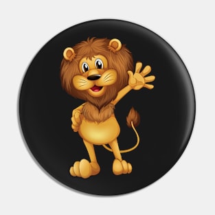 Male Lion Pin