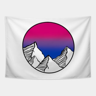 Bi Flag Mountains Tapestry