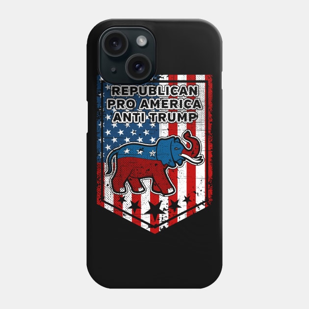 Republican Anti Trump Phone Case by RadStar