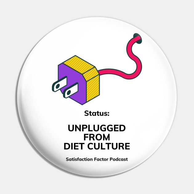 Unplugged from Diet Culture Pin by Satisfaction Factor Pod