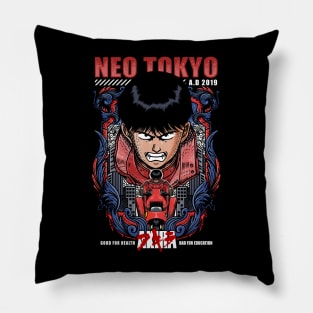 Akira Neo Tokyo Kaneda Character Anime 1988 Pillow