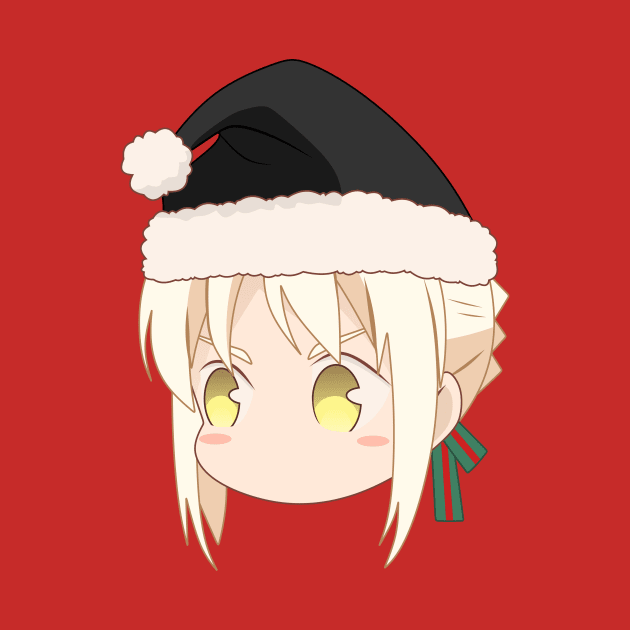 CUTE CHIBI SANTA SABER ALTER from Fate Stay Night by zerooneproject