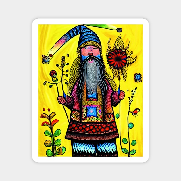 Medicine man Magnet by Tiberiuss