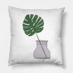 Monstera Leaf Pillow