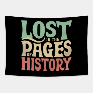 Vintage history lovers - lost in the pages of history Tapestry