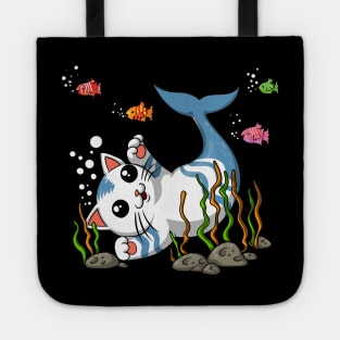 Cat Mermaid Tote