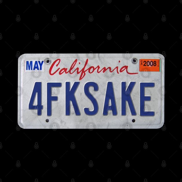 4FKSAKE License Plate by karutees