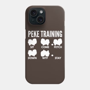 Peke Training Pekingese Dog Tricks Phone Case