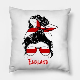 England girl, England Flag, England gift heritage, English girlfriend Pillow