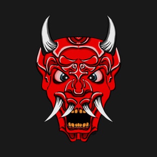 Demon Mask Red T-Shirt