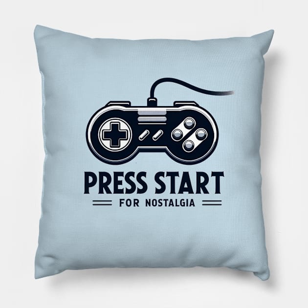 Retro Controller: Begin the Memory Pillow by Retro Travel Design