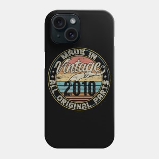 Classic 10th Birthday Gift For Men Women Vintage 2010 Phone Case