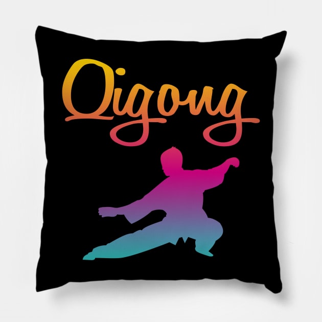 Qigong language Pillow by FromBerlinGift