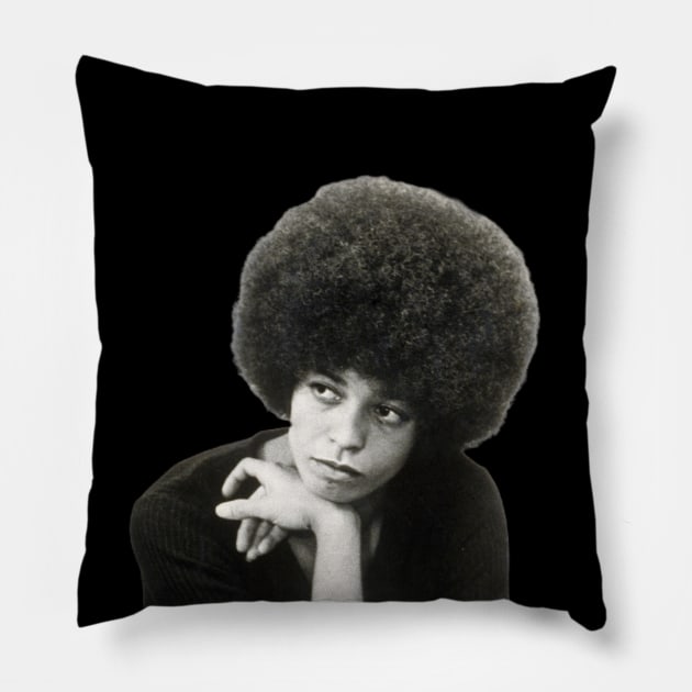 Angela Davis, Black Woman, Black History, Black Lives Matter Pillow by UrbanLifeApparel