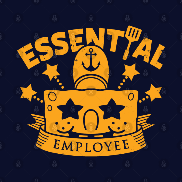 Quarantine Social Distancing Essential Employee Slogan by BoggsNicolas