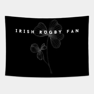 Minimalist Rugby #002 - Ireland Rugby Fan Tapestry