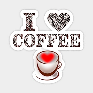 I Love Coffee Magnet