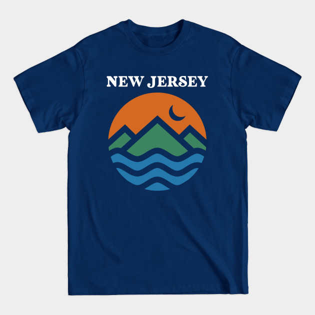 Discover New Jersey Mountain Lake - New Jersey - T-Shirt