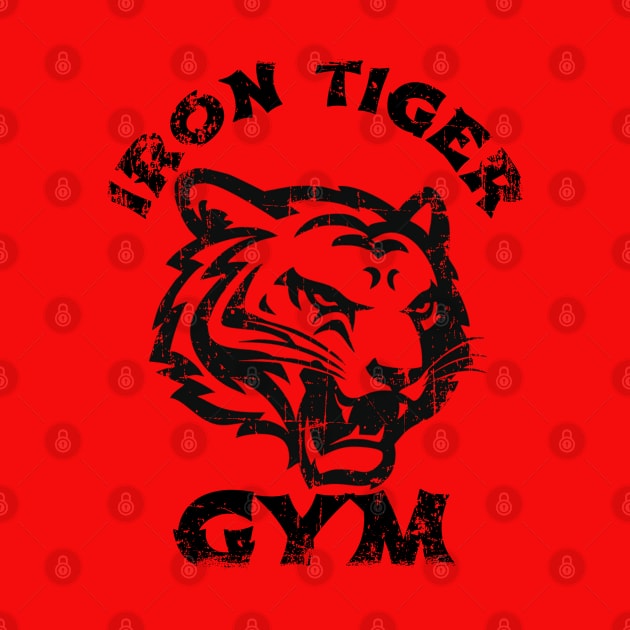 IRON TIGER GYM BODYBUILDING T-SHIRT by MuscleTeez