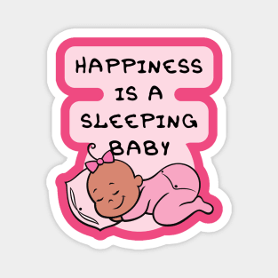 Happiness is a Sleeping Baby Magnet