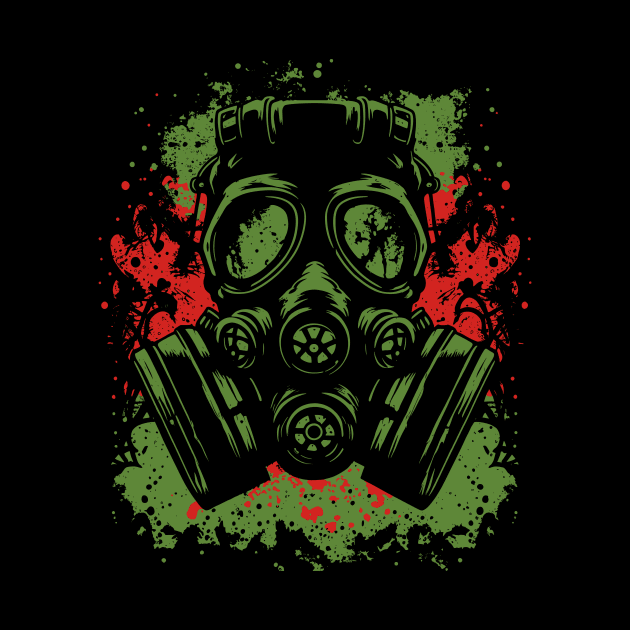 Gas mask by DragonDream