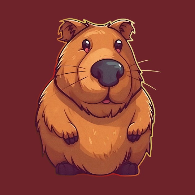 Surprised capybara by KOTYA