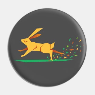 Golden Hare Pin