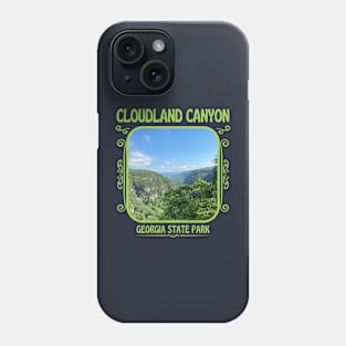 Cloudland Canyon State Park Georgia Phone Case