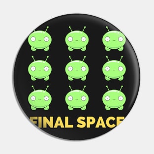 Final Space Mooncake Chookity Pok - Funny Pin