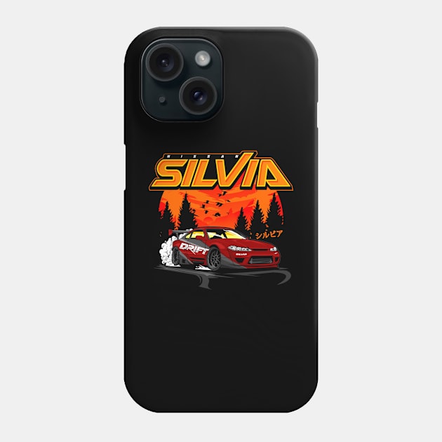 Silvia Drift Cars Phone Case by CFStore