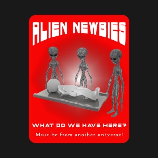 Alien Newbies - Red and White T-Shirt